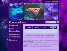 Tablet Screenshot of barbararte.com